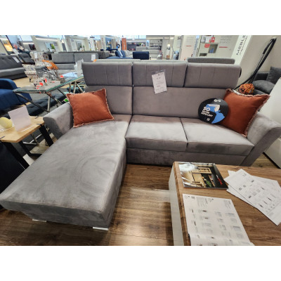 Narożnik Slim z funkcją spania i pojemnikiem lewy