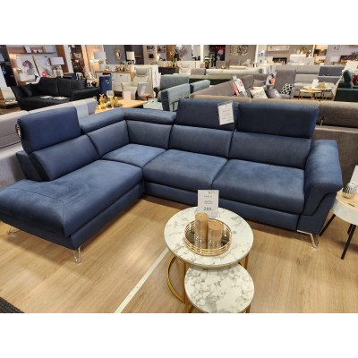 Narożnik HAMPTON z pojemnikiem i funkcją spania velvet