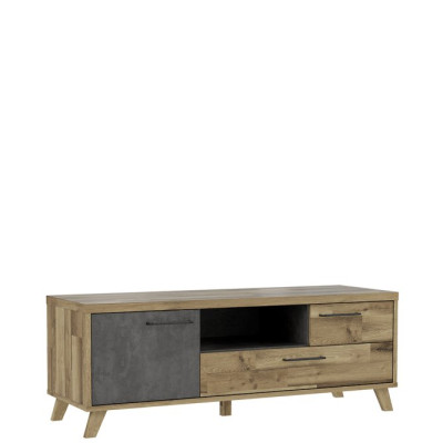 Szafka RTV Ricciano drewniana minimalistyczna