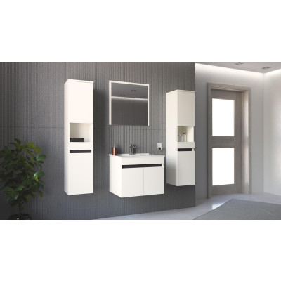 FIGARO Lustro 60 cm biały