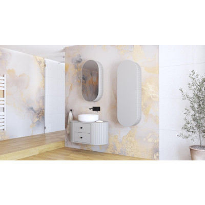 VENEZIA Szafka lustrzana 1D cashmere