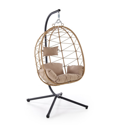 Fotel SNAKE ogrodowy, naturalny / beżowy