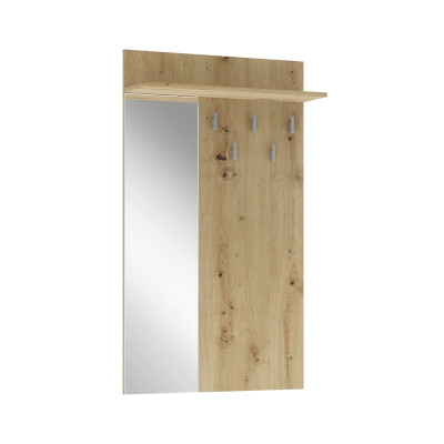 LIMA PR-1 wieszak z lustrem dąb artisan