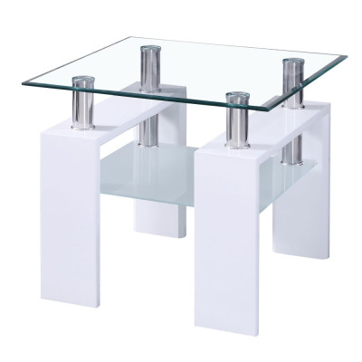 Stolik kawowy A08-2-mini-H-55  biały