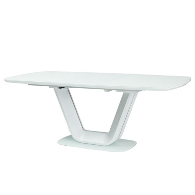 STÓŁ ARMANI BIAŁY MAT 140(200)X90