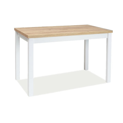 STÓŁ ADAM DĄB ZŁOTY CRAFT / BIAŁY MAT 120x68