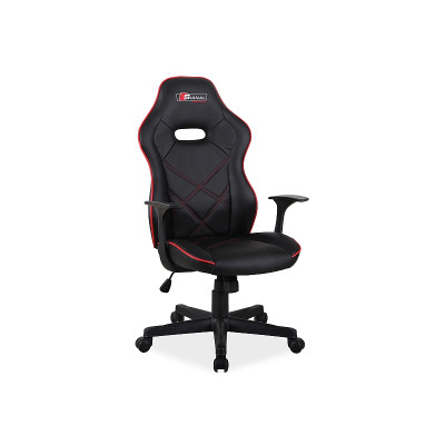 FOTEL OBROTOWY BOXTER CZARNY/ CZERWONY