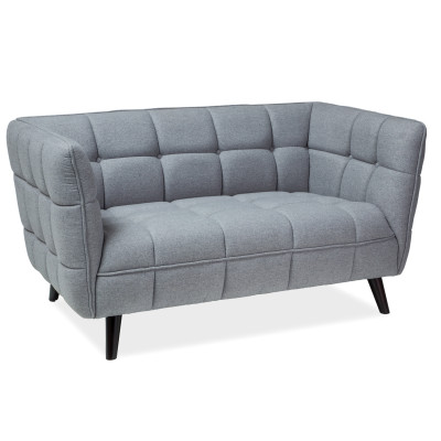 SOFA CASTELLO 2 JASNY SZARY / WENGE