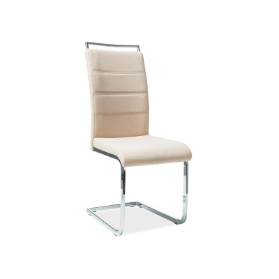 KRZESŁO H441 CHROM/BEŻ