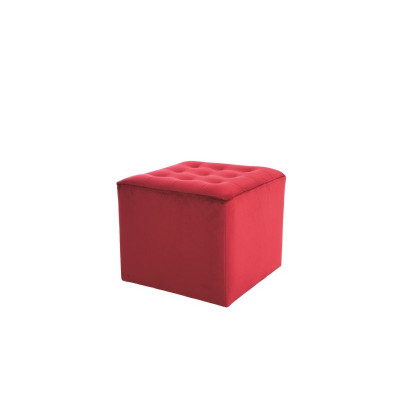 PUF LORI VELVET BORDOWY