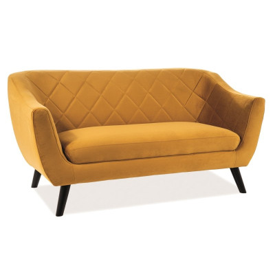 SOFA MOLLY 2 VELVET CURRY / WENGE