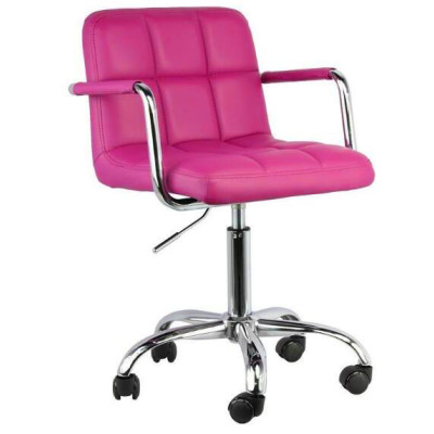 Fotel biurowy N-13 różowy