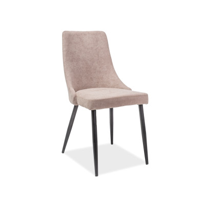 KRZESŁO NOBEL CZARNY STELAŻ BEŻ