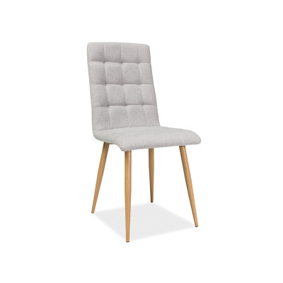 KRZESŁO OTTO DĄB STELAŻ BEŻ