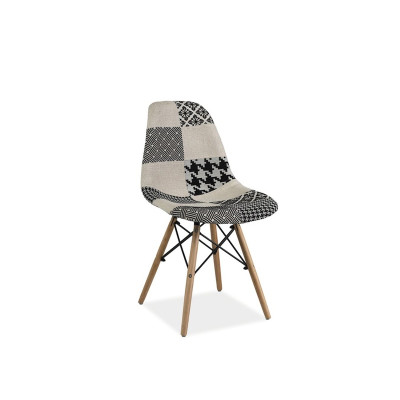 KRZESŁO SIMON B BUK/PATCHWORK