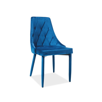 KRZESŁO TRIX VELVET GRANATOWY