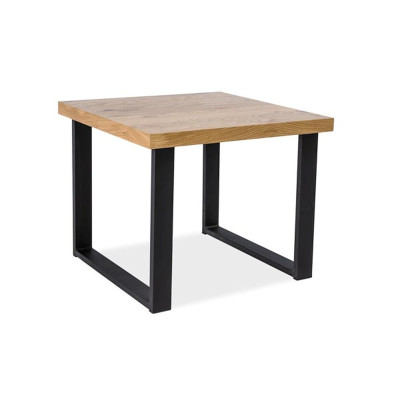 ŁAWA UMBERTO C LITY DĄB/CZARNA 60X60