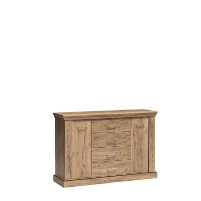 Komoda ANTICA A-1 z szufladami kraft złoty