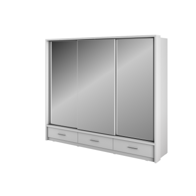 Szafa ARTI AR-01P-3L biała z oświetleniem