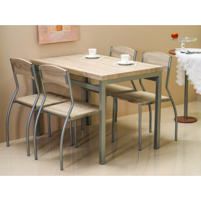 ZESTAW ASTRO DĄB SONOMA / ALUMINIUM