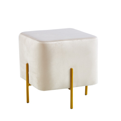 Pufa P2-FX velvet beżowa