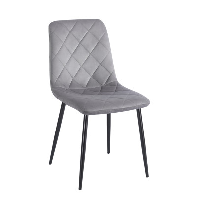 Krzesło K6-FX velvet - Riviera 91 szare