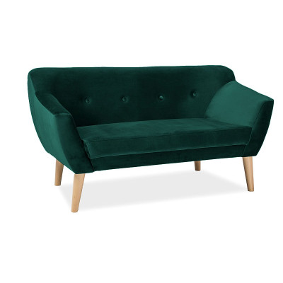SOFA BERGEN 2 VELVET KOLOR ZIELONY / BUK