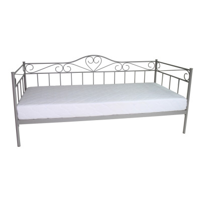 Łóżko metalowe MBD8509 szare