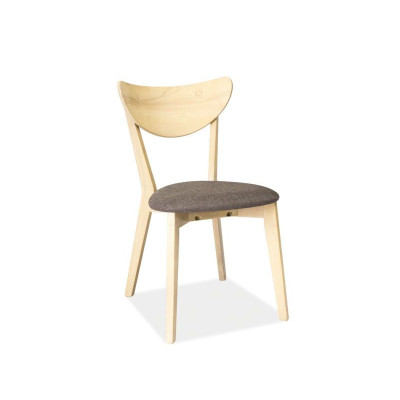 KRZESŁO CD-37 DĄB BIELONY/SZARY