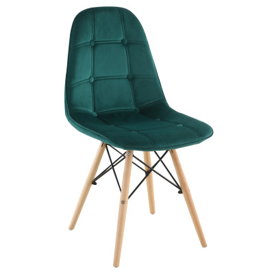 Krzesło PC-106 velvet zielone