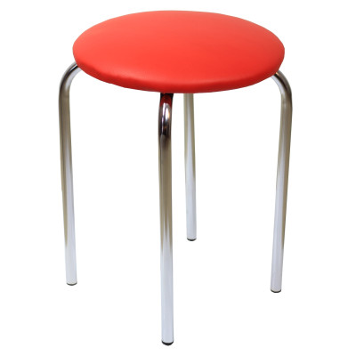 Taboret Chico 2  eco czerwony