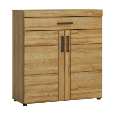 Szafka na buty Cortina CNAG02 z  szufladą, kolor dąb grandson Meble Wójcik