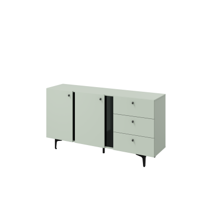 Komoda COLOURS CS-02 kolor szałwiowy z szufladami