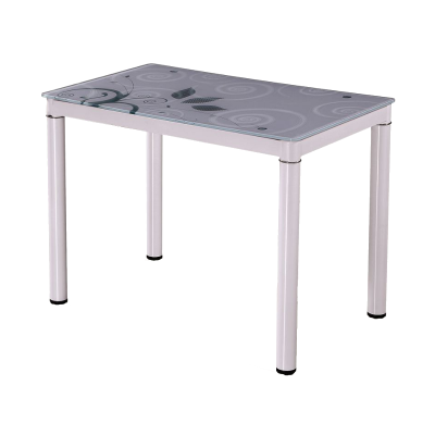 STÓŁ DAMAR BIAŁY/BIAŁY STELAŻ 80X60