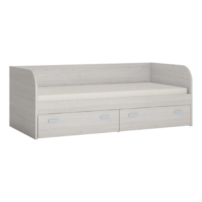 Łóżko Lilo LLOZ03 szuflady uchwyt niebieski