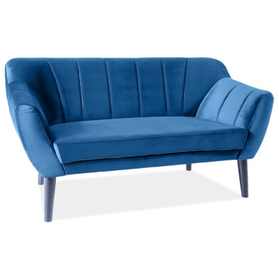 SOFA TREFL 2 VELVET KOLOR GRANATOWY / WENGE