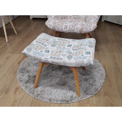 Podnóżek Floris wielobarwny