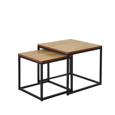 Ława ZY-07 dąb naturalny 50x50 + 40x40