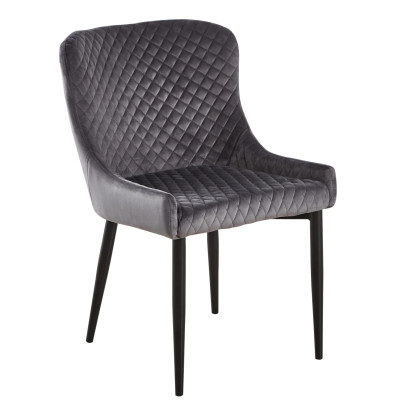 Krzesło MC-15 velvet szare