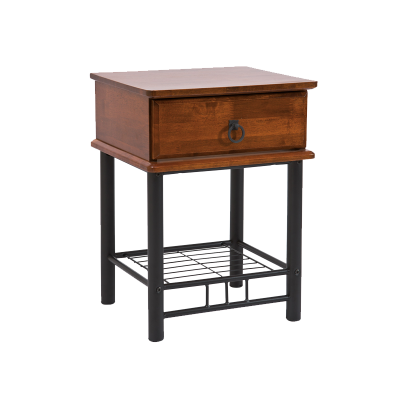 SZAFKA NOCNA ET-747 ANTYCZNA CZEREŚNIA/CZARNY