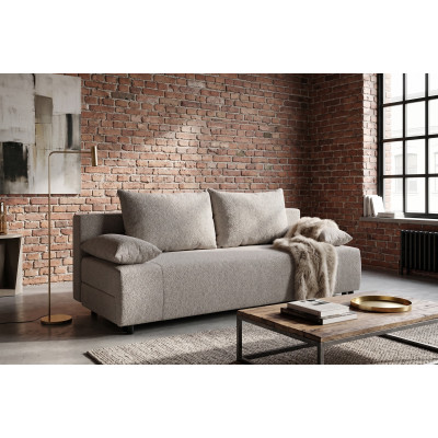 PRZEDSPRZEDAŻ Sofa LEGOLAS z funkcją spania beżowa LOUIS 662