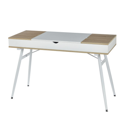 Biurko B16-FX (dąb sonoma/biały)