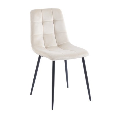 Krzesło K11-FX velvet (beżowe)