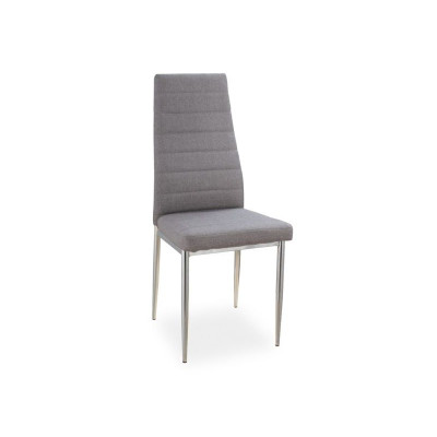 KRZESŁO H263 CHROM/SZARY