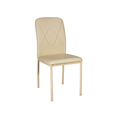 KRZESŁO H623 KREM STELAŻ/KREM EKOSKÓRA