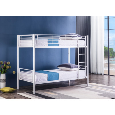 Łóżko piętrowe BND006 białe