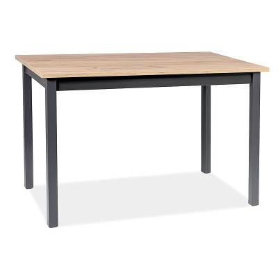STÓŁ HORACY DĄB ARTISAN / CZARNY 125(170)x75