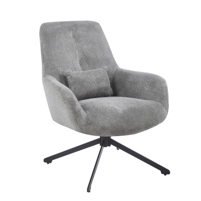 Fotel Egon FR13-FX (szary) obracane siedzisko