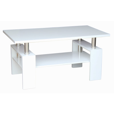 Stolik kawowy A08-2-H-55 (MDF, biały)