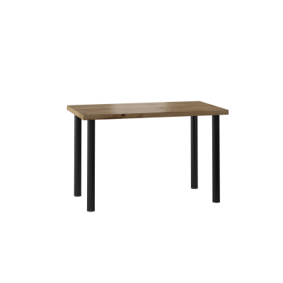 Stół S-03 dąb wotan 68x120 nogi czarny mat